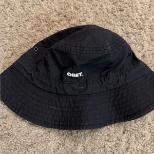 Obey Classic Black Bucket Hat
